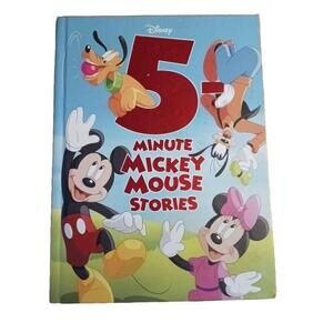 Disney Mickey Mouse 5 Minute Stories Hardcover Book